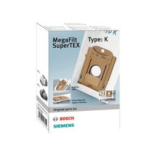 [BBZ41FK] Bosch Lot de 4 Sacs Aspirateurs MegaFilt SuperTex Type K