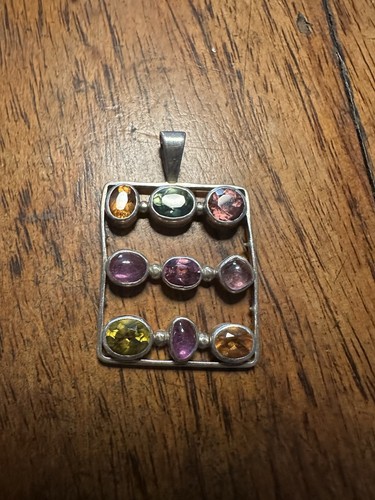Pendentif argent avec - en,