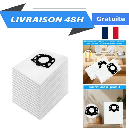 Sacs filtrants aspirateur