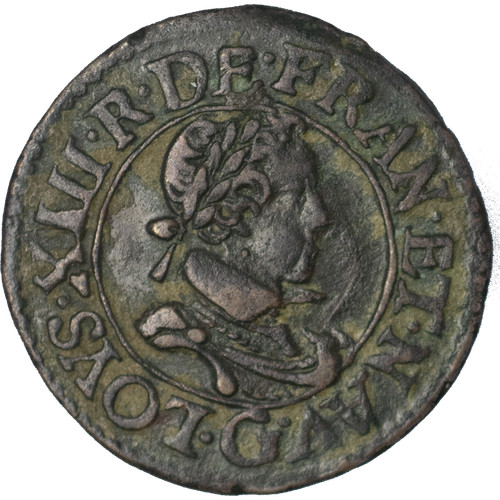 Louis xiii double tournois - louis, xiii-double