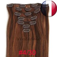 EXTENSIONS DE CHEVEUX A CLIPS 100% NATURELS REMY HAIR 53CM MIXTE 4/30