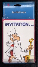 8 CARTES INVITATION UDERZO . ASTÉRIX . ALBERT RENÉ . 1990' . ( EDR 29 ) .