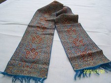 Stunning cashmere printed silk "scarf". Put on a shirt.  Ref No. 164