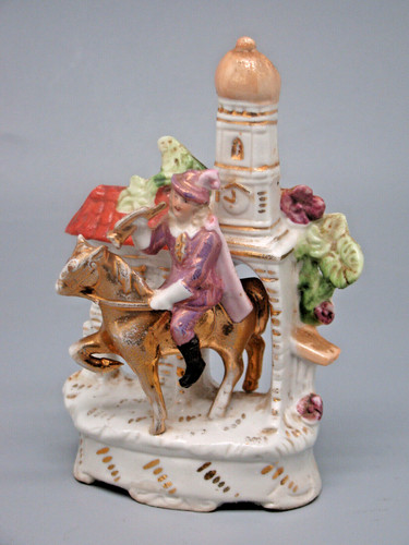 Vase bouquetiere biscuit - vase, en