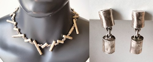 Vintage collier boucles - et,