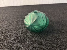 Mini vase vert en cristal