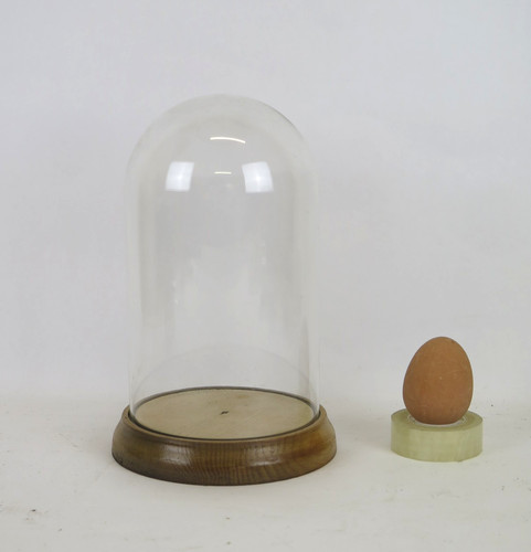 Cloche verre ancienne - ancienne, avec