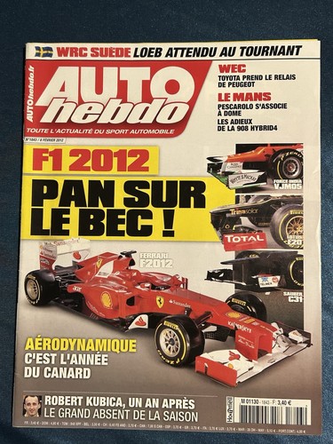 Auto hebdo autohebdo - hebdo, 1843
