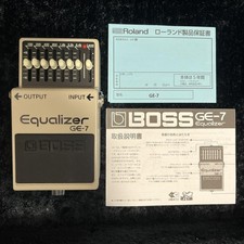 BOSS GE-7 7-Band Graphic Equalizer Guitar Pedal Tested Good Condition from Japan