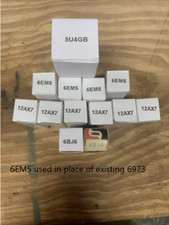 SEEBURG 220/222/H220/222 JUKEBOX WITH MODEL SHFA1 AMPLIFIER AMP TUBE KIT