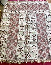 Nappe d'autel ancienne brodée