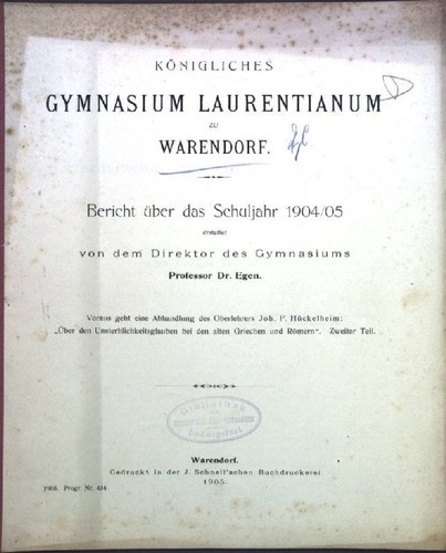 Die vorstellungen der - die,