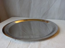 Plat de service ovale en inox
