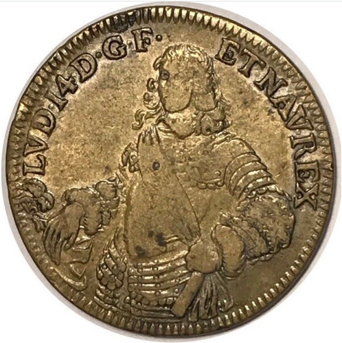 Jeton louis xiv ivstita pax - jeton,