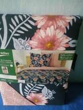 PARURE DE LIT CONFORT  HOUSSE DE COUETTE 240 X 220  + 2 TAIES -  COTON  MELANGE