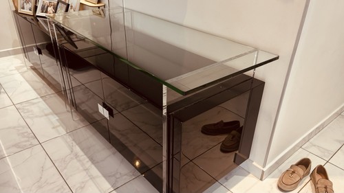 Buffet bas noir rectangulaire