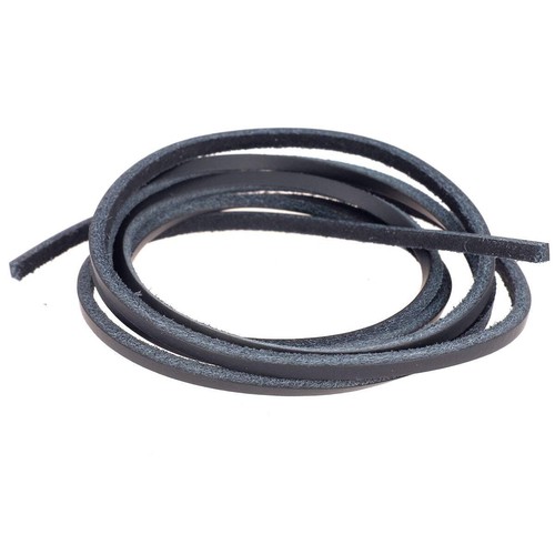 Lacet cuir carré largeur - lacet,
