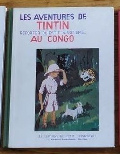 Tintin congo 1982 - tintin,