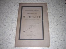 1879.discours pour mort de Ortlieb.avocat droit Nancy