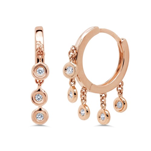 Boucles oreilles diamant - d'oreilles,