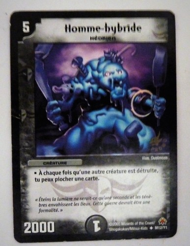 Carte duel masters homme - carte,