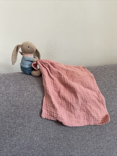 Doudou lapin mouchoir lange - lapin,
