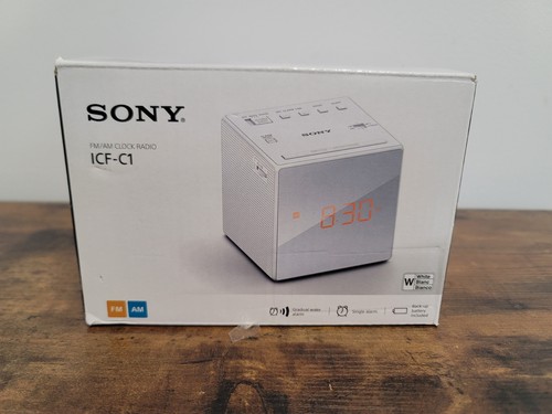 Sony icf c1w radio réveil - sony,