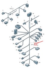 VW Sharan 7N Harnais Pour