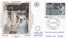 FRANCE 1992 FDC PAUL DELVAUX