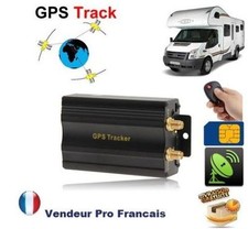 Traceur GPS Antivol auto camping car voiture carte sim micro tele secour Espion 