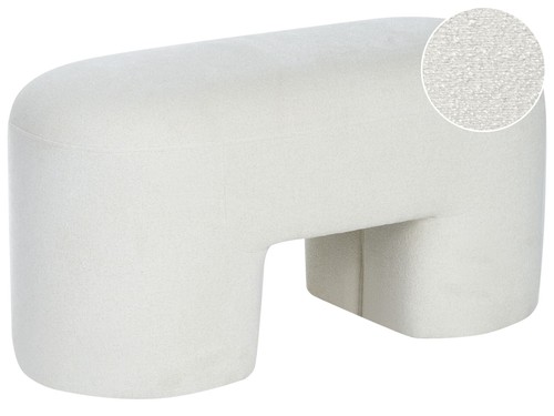 Banc moderne bouclé - moderne, pouf