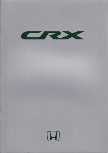 Catalogue brochure honda - catalogue, crx