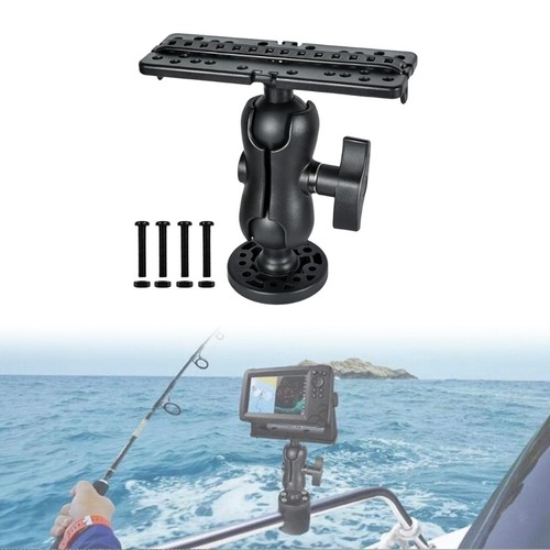Fish finder mount base and - mount,