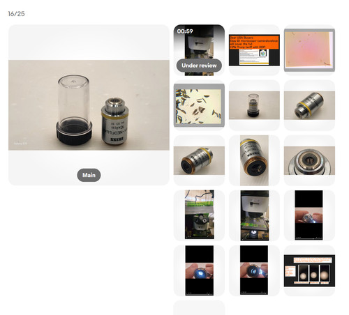 Objectif microscope zeiss plan - objectif,