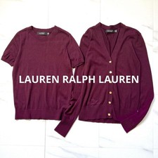 Lauren Ralph Lauren Knit Ensemble Cotton Rayon Soft Texture Japan