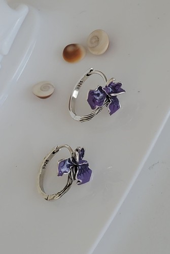 Anneaux fleur iris - iris, en