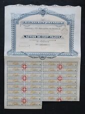 Action 1928 CHAUSSURES DRESSOIR PARIS titre bond share 5