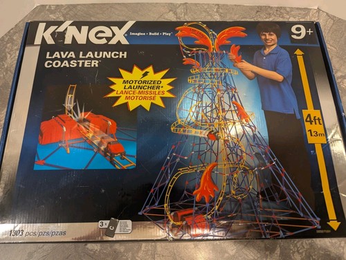 Nex lava launch coaster - k'nex,