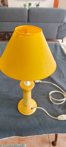 Lampe chevet chambre jaune - lampe,