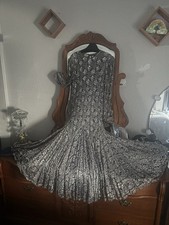 Vintage Beaded Newman Marcus By Judith Anne Creations Long Sleeve Dresse