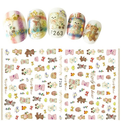 Stickers pour ongles 3d - stickers,