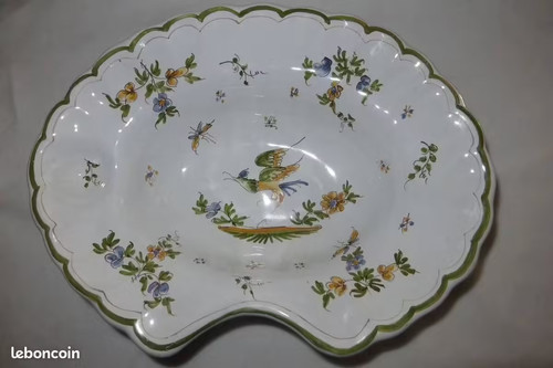 Ancien plat barbe - plat, à