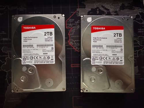 Lot 2to disque dur toshiba - lot,