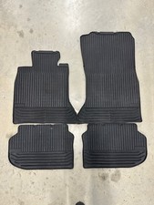 11-16 BMW F10 F11 528I 535I 535D 550I BLACK RUBBER ALL WEATHER FLOOR MATs OEM