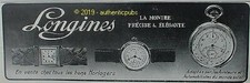 PUBLICITE LONGINES MONTRE