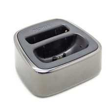 NOKIA DT-16 8800 SIROCCO Station D'Accueil Chargeur De Bureau Argent Batterie