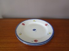 2 dessert plates 20 cm Digoin Sarreguemines model MARY LOU vintage