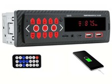 Single Din Car Radio Bluetooth