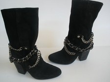 NINE WEST LEATHER MIDCALF BOOT