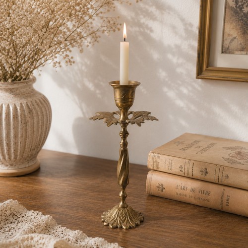 Bougeoir chandelier ancien - chandelier,
